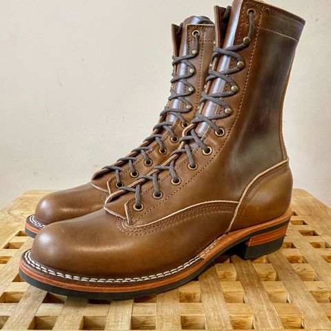 Nicks Lace to Toe Heritage in Horween British Tan Chromexcel