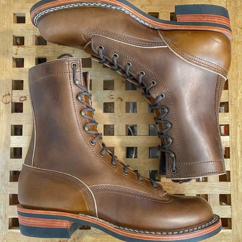 Nicks Lace to Toe Heritage in Horween British Tan Chromexcel