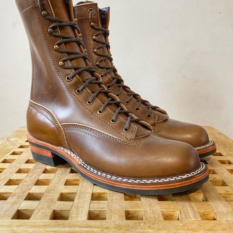 Nicks Lace to Toe Heritage in Horween British Tan Chromexcel