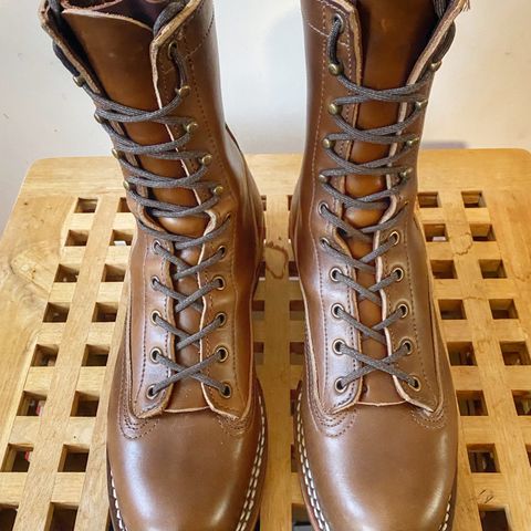 Nicks Lace to Toe Heritage in Horween British Tan Chromexcel