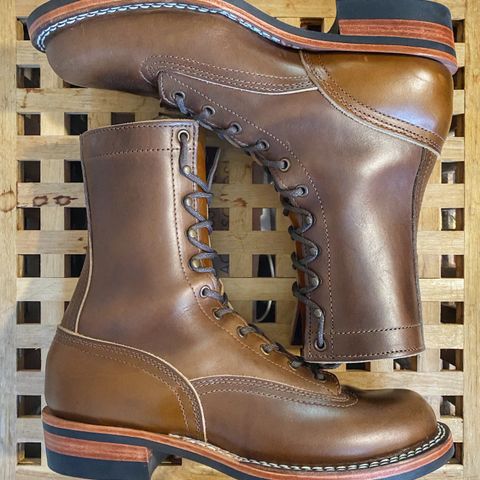 Nicks Lace to Toe Heritage in Horween British Tan Chromexcel