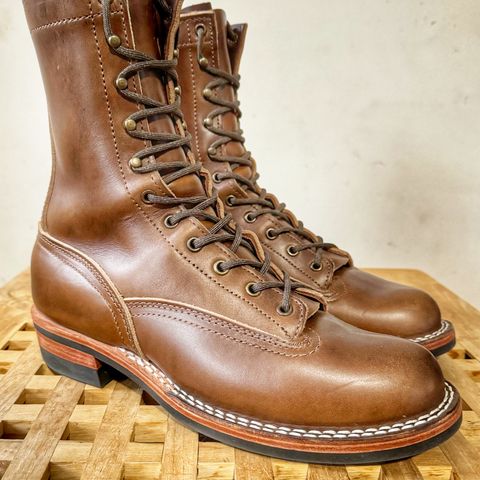 Nicks Lace to Toe Heritage in Horween British Tan Chromexcel