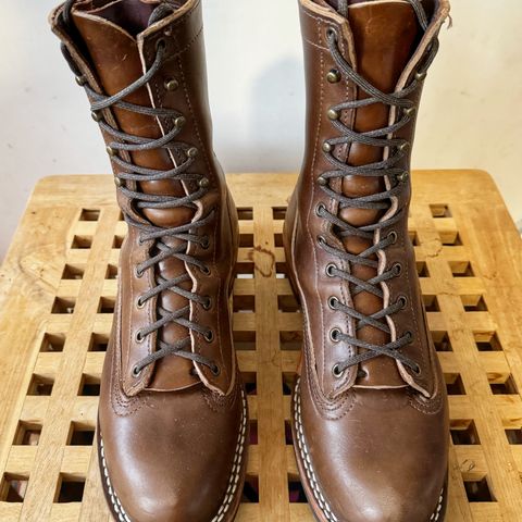 Nicks Lace to Toe Heritage in Horween British Tan Chromexcel