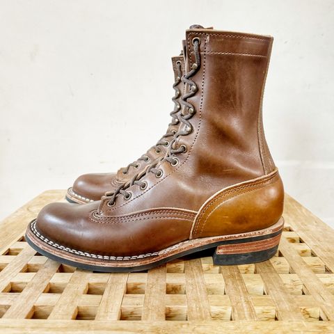 Nicks Lace to Toe Heritage in Horween British Tan Chromexcel
