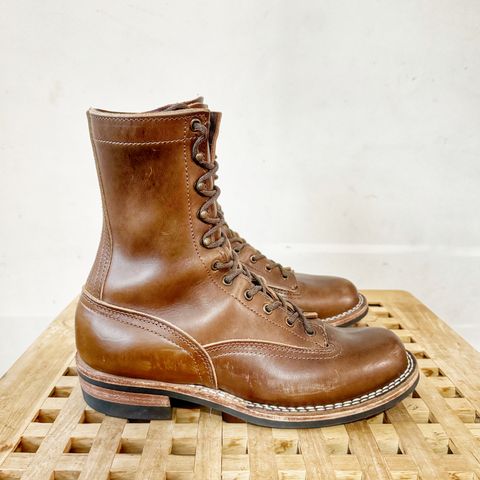 Nicks Lace to Toe Heritage in Horween British Tan Chromexcel