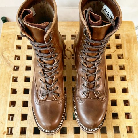 Nicks Lace to Toe Heritage in Horween British Tan Chromexcel