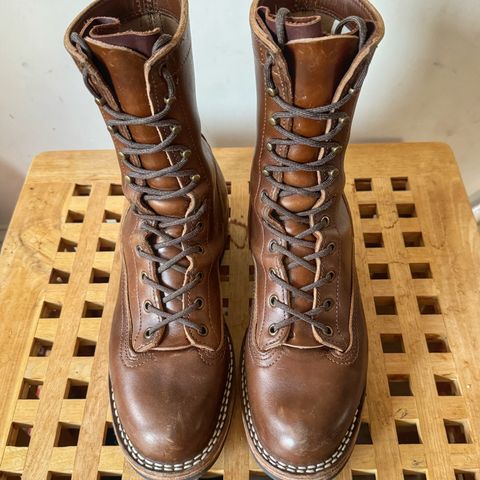 Nicks Lace to Toe Heritage in Horween British Tan Chromexcel