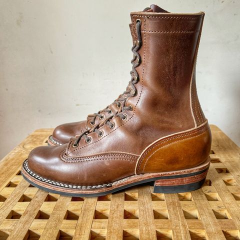 Nicks Lace to Toe Heritage in Horween British Tan Chromexcel