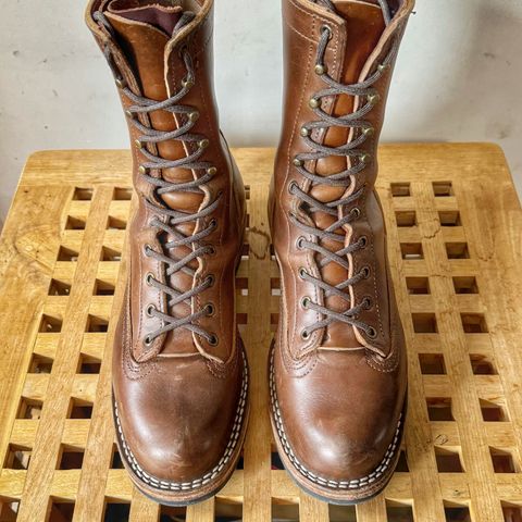 Nicks Lace to Toe Heritage in Horween British Tan Chromexcel