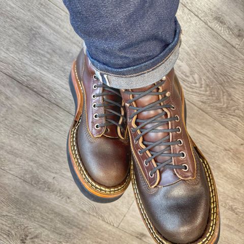White's Smokejumper in Horween Cinnamon Waxed Flesh & Horween Brown Chromexcel