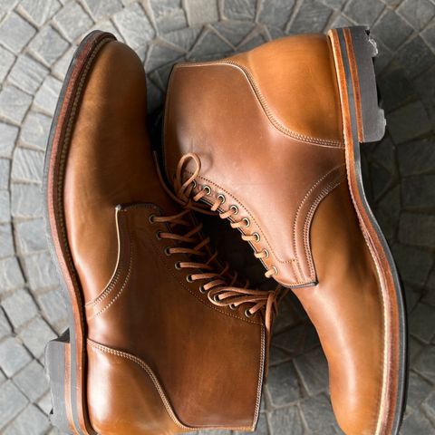 View photo of Viberg Service Boot in Horween Bourbon Shell Cordovan