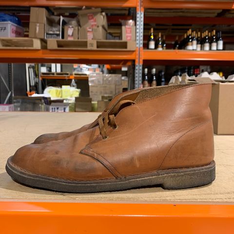 Clarks Desert Boot in Dark Tan