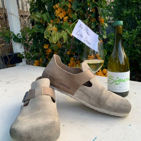 Birkenstock London in Sandcastle Suede