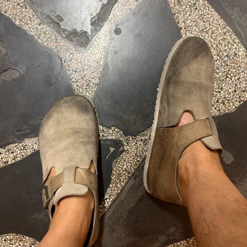 Birkenstock London in Sandcastle Suede