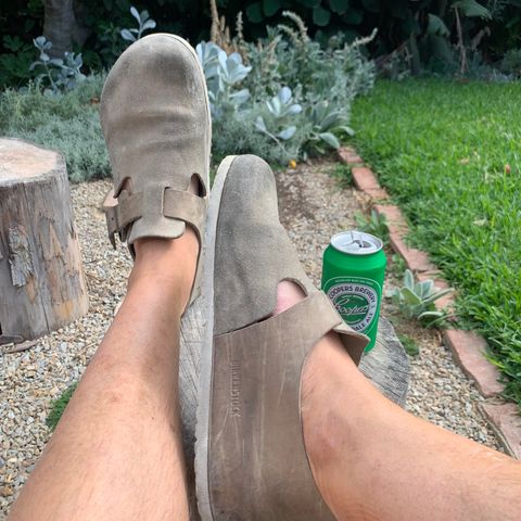 Birkenstock London in Sandcastle Suede