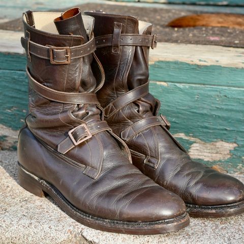 View photo of Dehner Tank Boot (Strap) in Unknown Leather