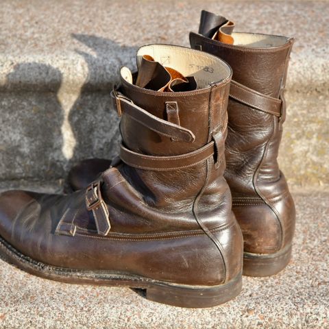 View photo of Dehner Tank Boot (Strap) in Unknown Leather