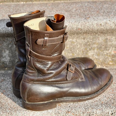 View photo of Dehner Tank Boot (Strap) in Unknown Leather