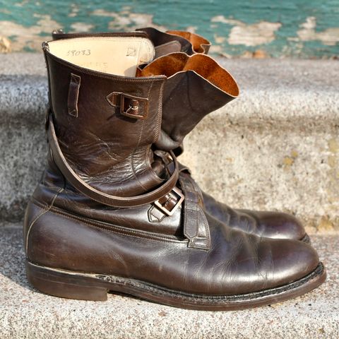 View photo of Dehner Tank Boot (Strap) in Unknown Leather