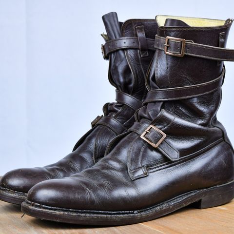 View photo of Dehner Tank Boot (Strap) in Unknown Leather