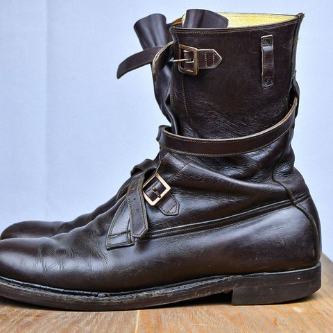 View photo of Dehner Tank Boot (Strap) in Unknown Leather