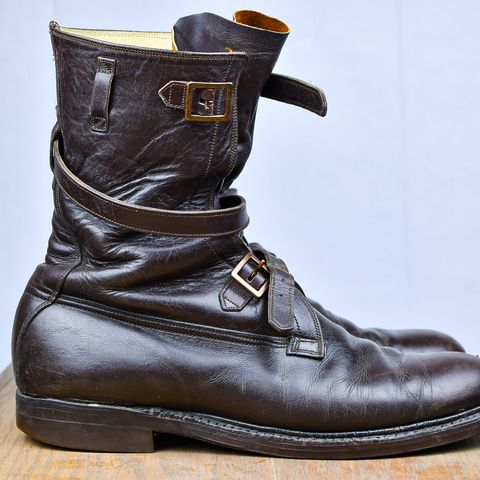 View photo of Dehner Tank Boot (Strap) in Unknown Leather