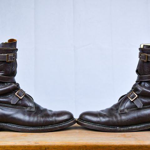 View photo of Dehner Tank Boot (Strap) in Unknown Leather