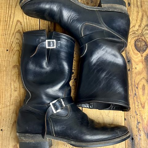 Attractions BILTBUCK Engineer Boots in Black Italian Horsebutt