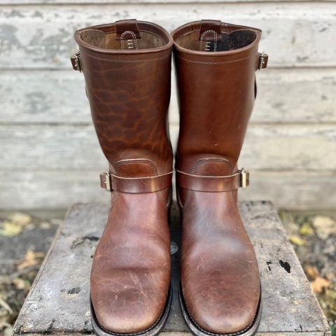Attractions BILTBUCK Engineer Boots in Brown Italian Horsebutt