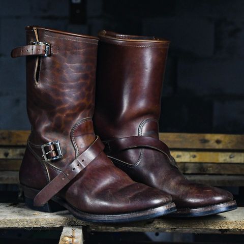 Attractions BILTBUCK Engineer Boots in Brown Italian Horsebutt