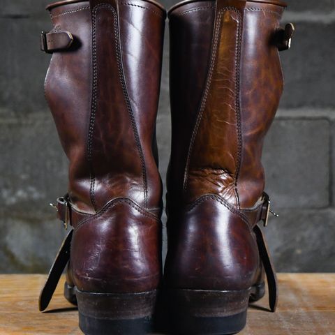 View photo of Attractions BILTBUCK Engineer Boots in Brown Italian Horsebutt