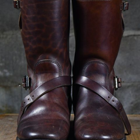 View photo of Attractions BILTBUCK Engineer Boots in Brown Italian Horsebutt