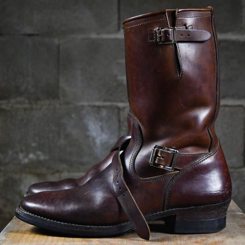 View photo of Attractions BILTBUCK Engineer Boots in Brown Italian Horsebutt