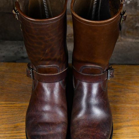 View photo of Attractions BILTBUCK Engineer Boots in Brown Italian Horsebutt