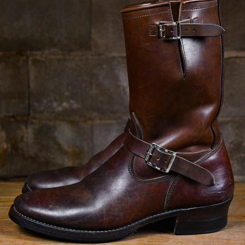 View photo of Attractions BILTBUCK Engineer Boots in Brown Italian Horsebutt