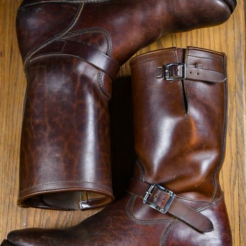 View photo of Attractions BILTBUCK Engineer Boots in Brown Italian Horsebutt