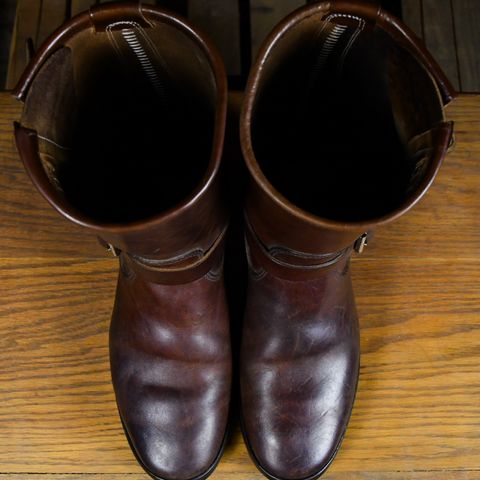 View photo of Attractions BILTBUCK Engineer Boots in Brown Italian Horsebutt