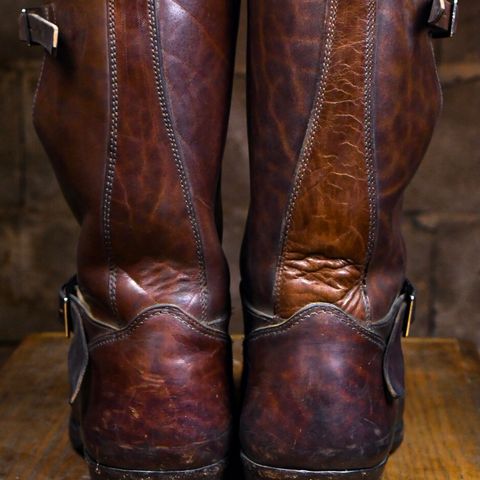 View photo of Attractions BILTBUCK Engineer Boots in Brown Italian Horsebutt