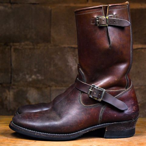 View photo of Attractions BILTBUCK Engineer Boots in Brown Italian Horsebutt