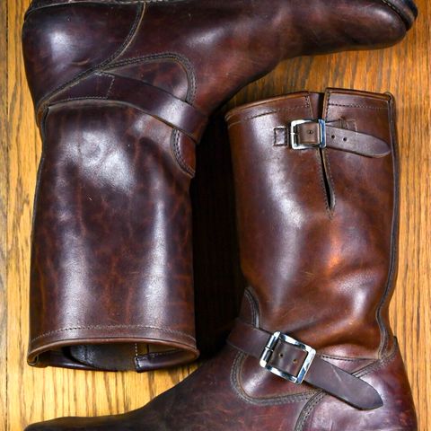 View photo of Attractions BILTBUCK Engineer Boots in Brown Italian Horsebutt