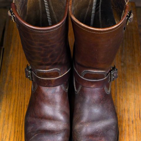 View photo of Attractions BILTBUCK Engineer Boots in Brown Italian Horsebutt