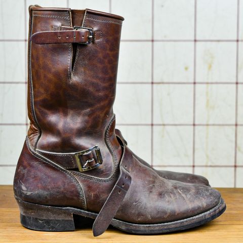 View photo of Attractions BILTBUCK Engineer Boots in Brown Italian Horsebutt