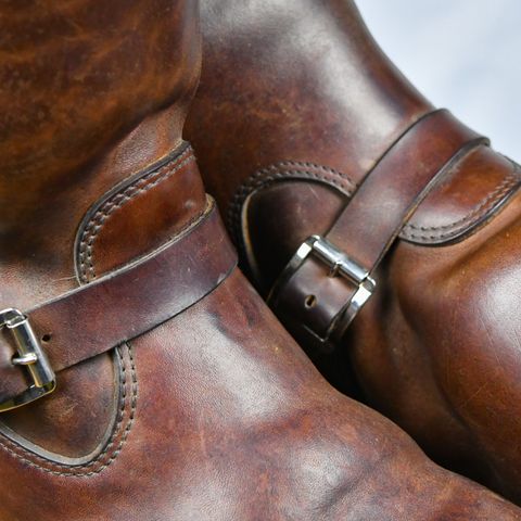 View photo of Attractions BILTBUCK Engineer Boots in Brown Italian Horsebutt