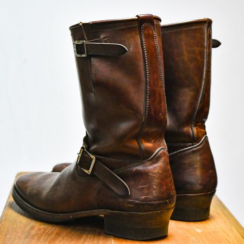 View photo of Attractions BILTBUCK Engineer Boots in Brown Italian Horsebutt