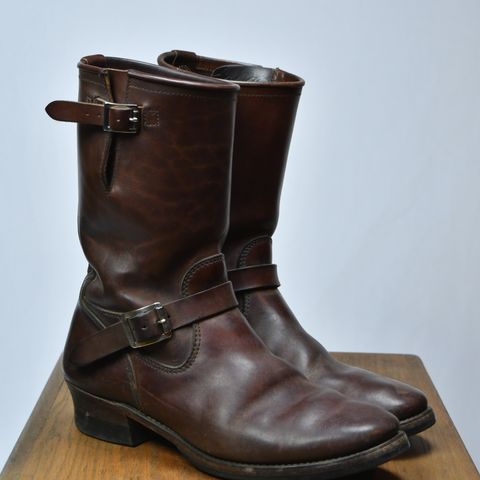 View photo of Attractions BILTBUCK Engineer Boots in Brown Italian Horsebutt