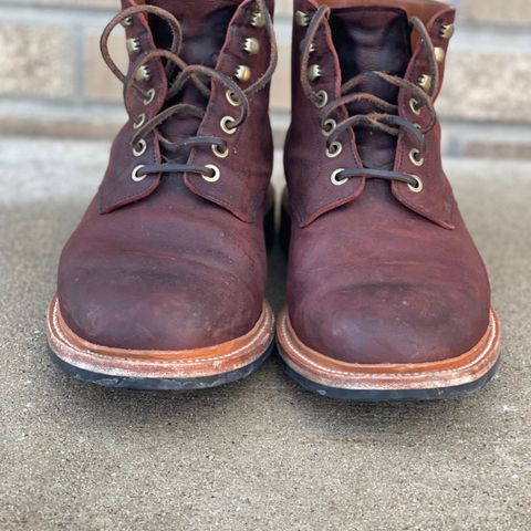 View photo of Grant Stone Diesel Boot in C.F. Stead Dark Burgundy Classic Kudu