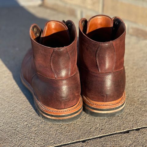 View photo of Grant Stone Diesel Boot in C.F. Stead Dark Burgundy Classic Kudu