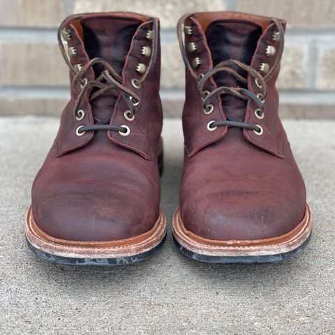 View photo of Grant Stone Diesel Boot in C.F. Stead Dark Burgundy Classic Kudu