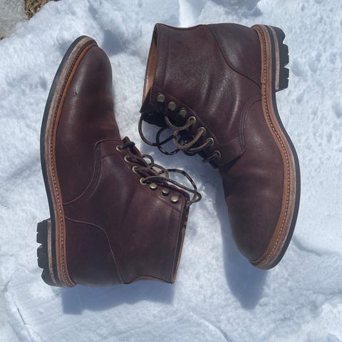 View photo of Grant Stone Diesel Boot in C.F. Stead Dark Burgundy Classic Kudu