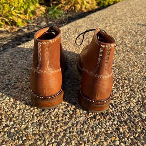 View photo of Caswell Boot Company Stanton in Maryam Kangaroo Washed Toscanello